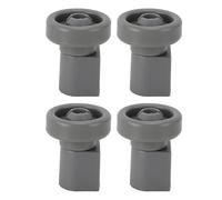 4 packs Roues de lave-vaisselle Rack inférieur, 23x30 mm PP Basket Rail Remplacement du rail Ajustement pour AEG Privilg Privileg Zanussi