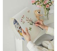 4 pages intérieures vierges avec bloc-notes, format A4, motif dinosaure