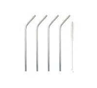 4 pailles inox