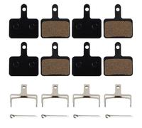 4 paire plaquettes de frein de vélo pour B01s Trp Tektro Deore, plaquettes de frein à disque de vélo vtt en résine Semi-métallique
