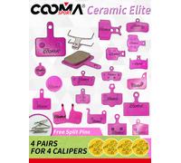 4 paires 8 pièces plaquettes de frein de vélo en céramique pour SRAM Avid Shimano Magura Hayes Formula Hope ZOOM JAK étriers de vélo 034-MT5-Elite