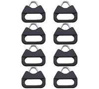 4 Paires Anneau de Cosse d'appareil Photo Bandoulière Adaptateur d'anneau Fendu Triangulaire avec Capuchon en Plastique Compatible avec Leica Compatible avec Panasonic Compatible avec Fuji