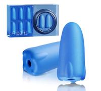 4 Paires Bouchons d'Oreille, Bouchons Doreilles Anti Bruit, Bouchon Oreille pour Dormir, Réutilisables Boule Quies, pour Bloquer le Ronflement, Voler, étudier, Travaille