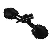 4 Paires Boutons à Bascule en Résine Style Corne Noir pour Cardigans et | Finition Polie, Mécanisme Simple, Usage Couture DIY, Remplacement Facile pour Projets Vestimentaires