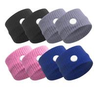 4 Paires Bracelets Anti-nausées Pour Le Mal De Mer, Bracelet Anti Nausée,Bracelet d'acupression,Bande De Poignet De Soulagement De Nausée Pour Les Enfants, Les Adultes, Les Vacances Et Les Voyages