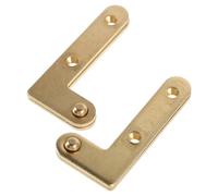 4 Paires Charnière à Pivot Dissimulée en Cuivre Vintage | Mécanisme Caché, Finition Cuivre Antique, Entraxe 22mm, Perçage 4mm, Pose pour Mobilier Traditionnel et Rénovation