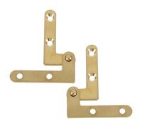 4 Paires Charnière Pivotante Dissimulée en Cuivre Antique | Style Rétro Classique, Mécanisme Caché, Entraxe 22mm et Trou 4mm, pour Meubles et Rénovation
