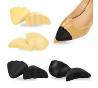 4 Paires Coussinet Chaussure, Coussinets Souples, Unisexe, Chaussures Trop Grandes, Soulagement de la Douleur au Talon Haut, pour Femmes et Filles (2 Styles)