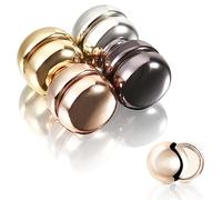 4 paires de broches hijab magnétiques, 4 couleurs hijab broche magnétique hijab boutons magnétiques revêtement métallique solide broche magnétique pour écharpe musulmane multiusage clip rond aimant