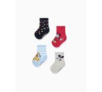 4 Paires De Chaussettes Avec Imprimés Mickey Et Pluto Multicolore 19/22