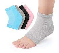 4 Paires De Chaussettes De Compression, Chaussettes Respirantes, Chaussettes Douces Et Légères, Chaussettes Élastiques À Bout Ouvert, Chaussettes De Soin Des Pieds, Chaussettes De Sport