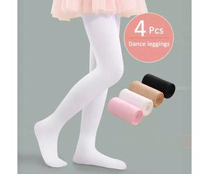 4 Paires De Collants De Danse Adaptés Aux Bébés, Enfants Et Adolescents 8-12Y,0-6M,6-12M,1-2Y,2-3Y,12-16Y,3-8Y,Noir-2-3Y,Noir-12-16Y,Noir-3-8Y,Noir - Enfants de taille moyenne et grande de 8 à 12 ansL