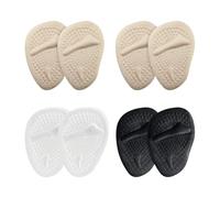 4 paires de coussinets avant-pied, semelles anti-usure, unisexes, demi-semelles antidérapantes, semelles de soutien de la voûte plantaire, accessoires pour chaussures