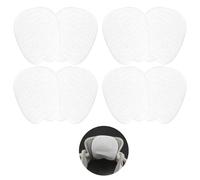 4 Paires de Coussinets de Langue pour Chaussures, Coussinets en Feutre Blanc pour l'Avant-Pied Autocollants Invisibles Et Souples pour Chaussures de Rechange pour Hommes Et Femmes