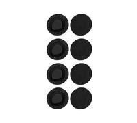 4 Paires de Coussinets D'Oreille Élastiques de 8 cm, Housses de Casque Extensibles et Lavables, Protections Hygiéniques pour Écouteurs, Noir