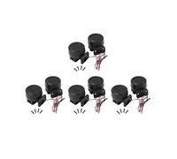 4 Paires de Haut-Parleurs Audio Universels pour Automobile 91 DB 12 V 500 W, Son Puissant, Dôme Noir, Tweeters pour Voiture