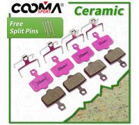 4 paires de plaquettes de frein à disque en céramique pour vélo SRAM Red Force ETAP AXS HRD DB LEVEL Elixir R, CR, CR Mag, 1/3/5/7/9, X.0, XX