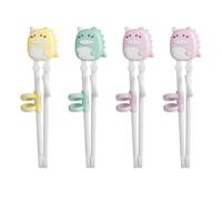 4 Paires De S Pour Enfants, S De Dinosaure De Dessin Animé, Vaisselle D'Apprentissage Pour Enfants, S Pour Débutants, Vaisselle Réutilisable