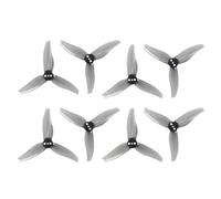 4 Paires d'hélices 3 pièces 2,5 x 2 x 3 8CW 8CCW compatibles avec Le Drone FPV Freestyle 2,5 Pouces 1106 1404(4pairs Gray)
