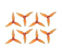 4 Paires d'hélices 3 pièces 2,5 x 2 x 3 8CW 8CCW compatibles avec Le Drone FPV Freestyle 2,5 Pouces 1106 1404(4Pairs Whiskey)