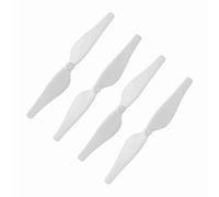 4 Paires D'hélices Légères en Fibre de Carbone pour Tello, Facile à Installer, Réduction du Bruit et Temps de Vol Approfondi (BLACK) (WHITE)
