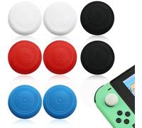 4 Paires Joysticks Capuchons,Capuchon de Rechange pour Manette Switch Joycon, Capuchons de Joystick de Rechange, Protege Thumbsticks pour Switch/Lite Accessoires de Protection en Silicone