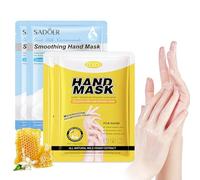 4 paires Masque De Main, Gants Hydratants pour Les Mains, Hydratants Et Exfoliants Masque De Main, Pour Et Femmes Hommes La Peau Sèche Et Craquelée Pour Les Mains(2 Lait & 2 miel)