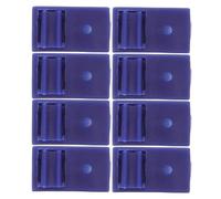 4 Paires Pince de Réglage, Tête Double en Plastique Bleu | Manchon Détachable Réutilisable, Surface Douce Antidérapante, pour Atelier Optique et Réparation de Montures