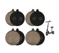 4 Paires Plaquette de Frein Trottinette Electrique pour KUGOO M4/M4 Pro Bicyclette Patins de Frein Semi-Métalliques, Plaquettes de Frein à Disque de Vélo Trottinette Brake Lining Pad de Rechange