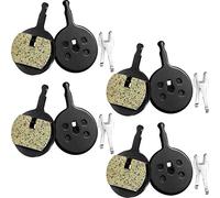 4 Paires Plaquettes de Frein à Disque de Vélo Compatible avec Avid Mechanical BB5, CSC, Kingdom, Promax DC 710, 720, 913, Decipher, DSK Series, 300,300R, 310, 330, 330R, Render-R (Résine)