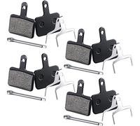 4 Paires Plaquettes de Frein de Vélo pour TRP Tektro Shimano Deore Br-M575 M525 M515 T615 T675 M505 M495 M486 M485 M475 M465 M447 M446 M445 M416 M415 M395 M375 M315 etc. (Tampons Semi-métalliques)