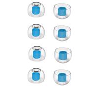 4 Paires | Rechange Embouts Latex Réduction de Bruit pour Écouteurs compatibles avec WF-1000XM5, Galaxy Buds, Beats, JLab, Skullcandy, Sennheiser | 4 Tailles Différentes