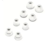 4 Paires | Remplacement Embouts d'oreille Silicone pour Beats Powerbeats 2 3 Pro Studio Fit Pro | 4 Tailles Assorties | Double Bride | Silicone Souple | Isolation Phonique