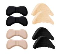 4 Paires Remplisseurs de Chaussures Inserts Larges Réglables Insert de Doublure de Talon Coussinets Adhésifs Réutilisables pour Renfort de Pied Convient à la Plupart Chaussures