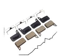 4 Pairs Bicycle Disc Brake Pads 2.5mm Compatible with Level ULT TLM Red 22 B1 Force 22 CX1 Rival 22 S700 B1 Red ETAP Caliper Sport EX for Part Number 8K1927225B