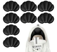 4 Pairs Coussinet Talon Coussin de Talon,Coussinets de Talon Éponge,Autocollants Remplissage Soutien, Autocollantes Antidérapants Protège Talons Chaussure pour Homme et Femme (Noir)
