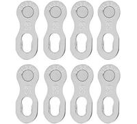 4 Pairs Of 12 Speed Chain Links Reusable Steel Bicycle Chain Link Chain Missing Link (Gold)