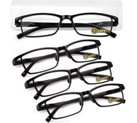 4 Pairs Of Blue Ray Reading Glasses Ultra-Light Portable Readers.[S6]
