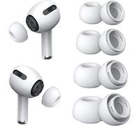 [4 Pairs] Replacement Ear Tips for AirPods Pro and AirPods Pro 2 with Noise Reduction Hole, Silicone Earbuds for AirPods Pro (XS/S/M/L)