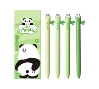 4-Panda Stylo à encre gel à séchage rapide Motif panda