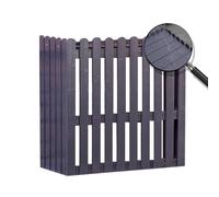 4 Panneaux Cache Climatiseur Pour Cacher Climatisation Étagère Stockage De Plantes en Bois Massif Support De Fleur Climatiseur Exterieur Grille De Climatisation Couvercle (Color : Gray, Size : 85x3