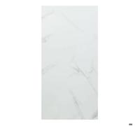 Atmosphera Panneaux décoratifs muraux Bano – Lot de 4 30x60 cm Effet marbre Blanc