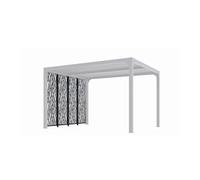 Habrita 4 Panneaux Brise-Vues pour Pergola Bioclimatique Lames Orientables 11 m² - PER 3630 M30