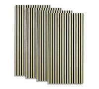 4 panneaux muraux 60x120 bois crème acoustiques
