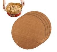 4 Papier Cuisson Reutilisable Rond 40 CM, Feuille de Cuisson Antiadhésive en Papier Sulfurisé,Papier Sulfurisé Ronde de Cuisson,Réutilisables,Résistantes à la Chaleur,Compatibles Lave-Vaisselle