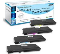 4 Paquets Compatible Cartouche De Toner Pour Xerox Versalink C400 C400V C400N C400Dn C405 C405V C405N C405Dn Imprimante,Haut Rendement 10500 Pages Pour Bk,8000 Pages Pour C M Y