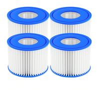 4 paquets de cartouche de remplacement de filtre de spa et de bain à remous de type VI - pour Coleman SaluSpa 90352E, 58323E, 58323 pompe de filtre de piscine, filtre Bestway, Lay-Z Spa, Intex, taille