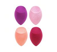 4 paquets de mini éponges à teint miracle de Real Techniques, petites éponges de mélange de maquillage pour le fond de teint et le correcteur, mini taille pour le contour des yeux et les retouches, pr