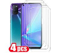 4 paquets de protecteur d'écran en verre trempé anti-rayures OPPO, avec couverture complète, facile à installer, clarté HD, sans bulles. Anti-rayures, incassable, protecteur d'écran en verre trempé. P