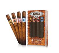 4 PC Gift Set 1.17oz cuba gold, blue, red, orange, for Men
